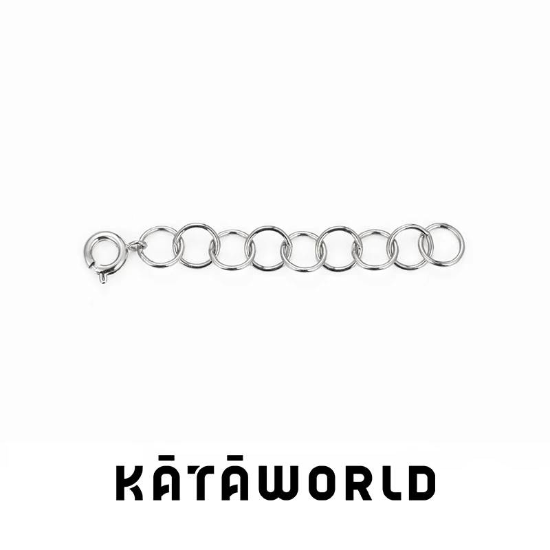 KATAWORLD 铜合金项链 5.5cm圆形延长链