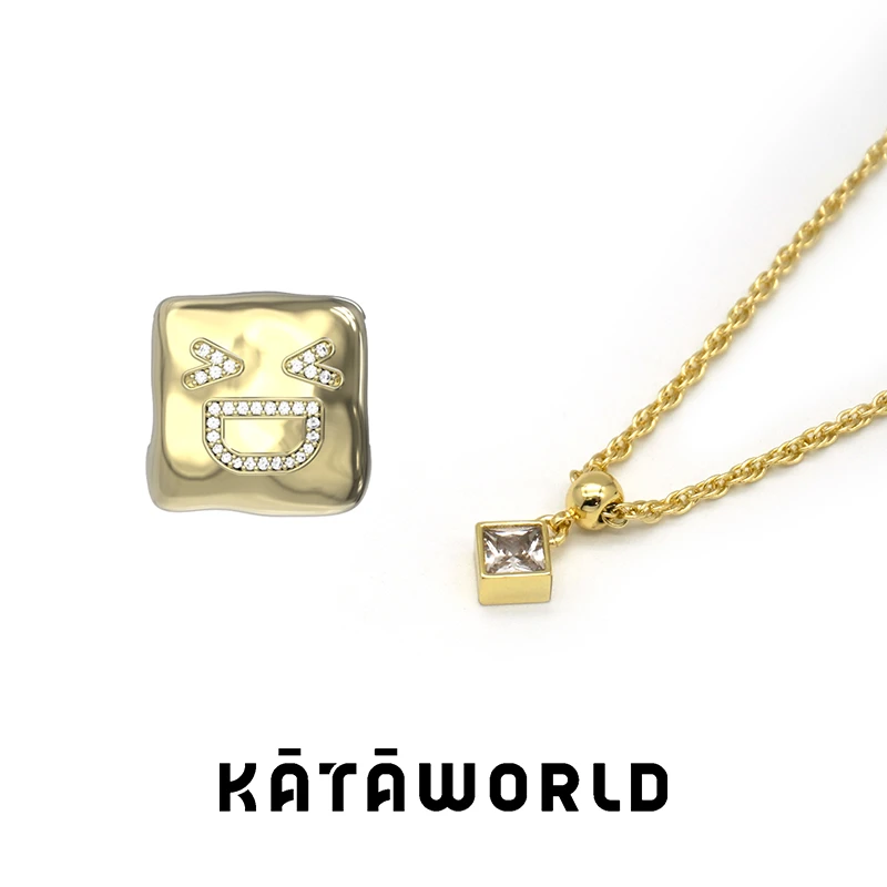 KATAWORLD 铜合金贝珠项链 【主理人】多重人格系列 意外惊喜项链