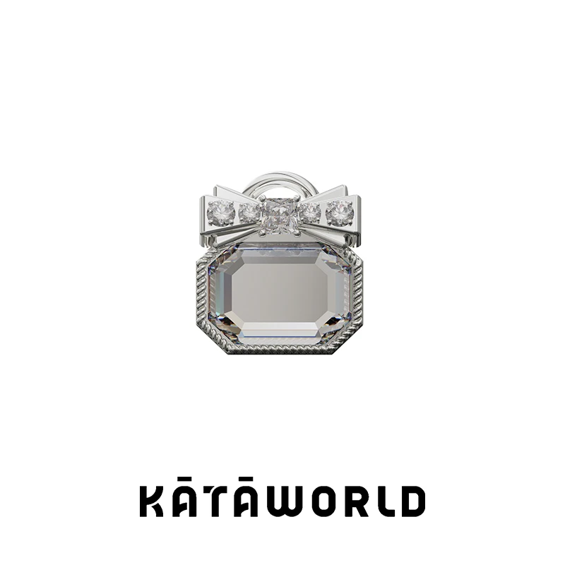 KATAWORLD 铜合金合成锆石项链 茜茜公主项链饰品-4.0【粉丝福利】