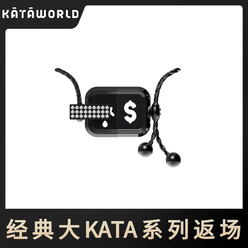 KATAWORLD 铜合金项链 【主理人】小财迷黑色主体无链条