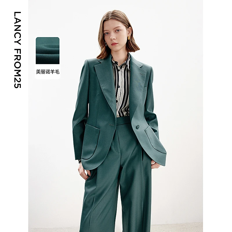朗姿时尚西服外套设计感气质2024年新款高级感正装休闲女西装