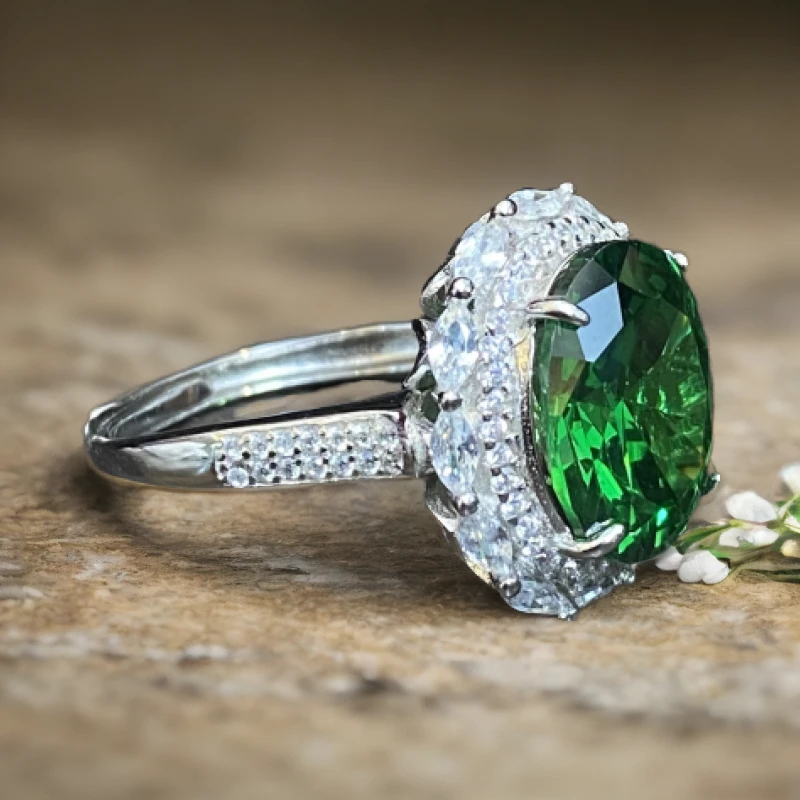 925银戒指 民族风镶嵌戒指 JZ00494