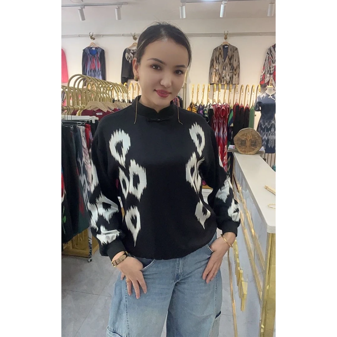 时尚新款纯棉艾德莱斯秋季卫衣