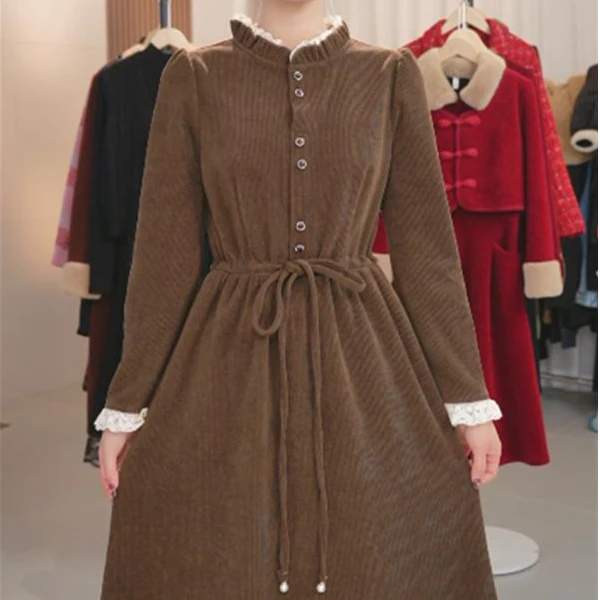 （现货）大码新款胖MM连衣裙法式气质时尚显瘦中长款裙子女1584