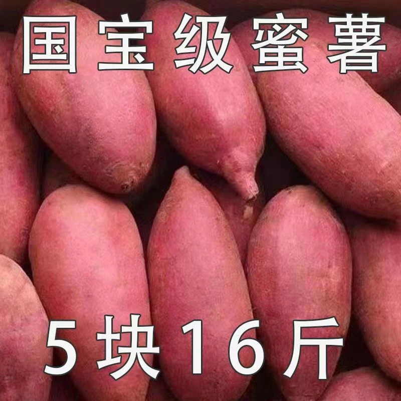 【新店优惠】超甜沙地红薯新鲜红心黄心蜜薯地瓜1-9斤番薯蔬菜水果