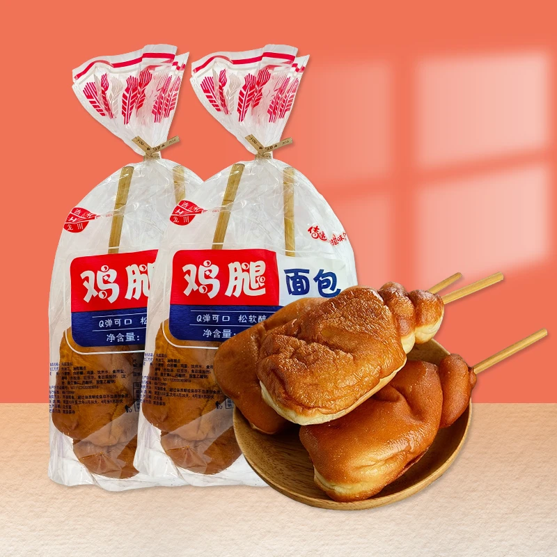 鸡腿面包80后零食老式童年儿时油炸零食豆沙传统糕点