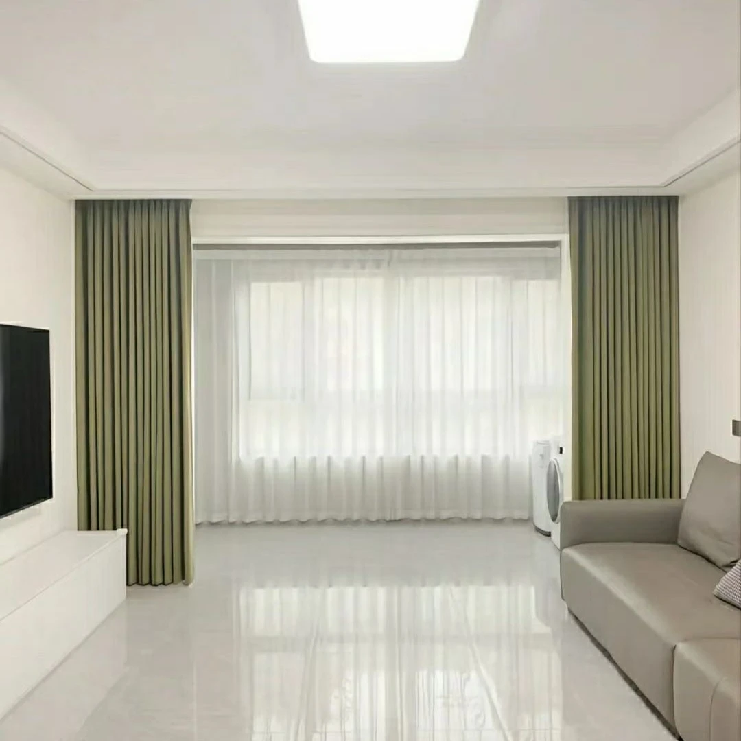 新品雪尼尔超高3.3门幅澳棉绒加厚成品窗帘15色可选客厅卧室