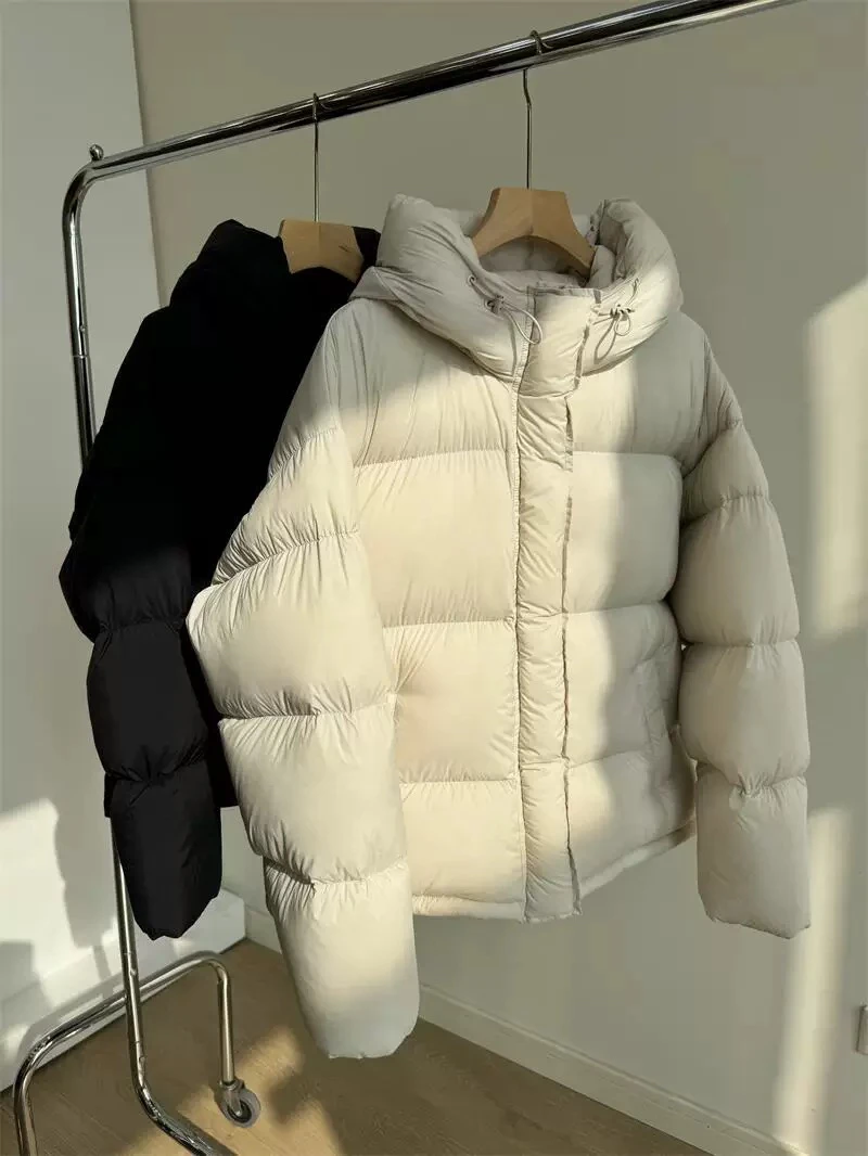 24新款90白鸭绒加厚轻奢面包服