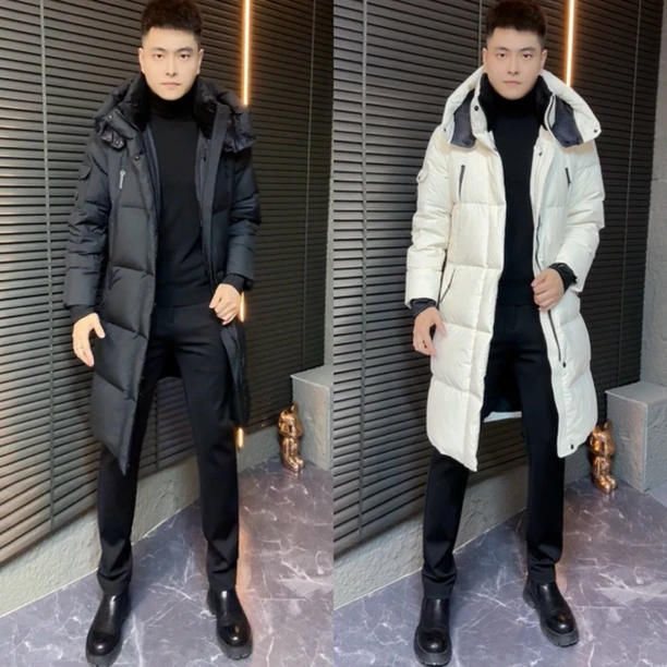小雨男装｜极寒·高克重｜冬季高奢定制加厚长款羽绒服