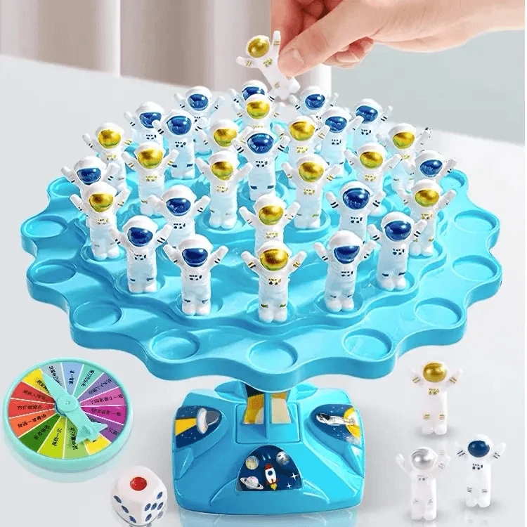 儿童桌面游戏太空人平衡树叠叠乐亲子互动对战益智趣味玩具孩子