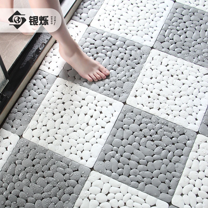 银烁浴室防滑垫老人家用防摔脚垫卫生间门垫TPE防水浴室拼接地垫