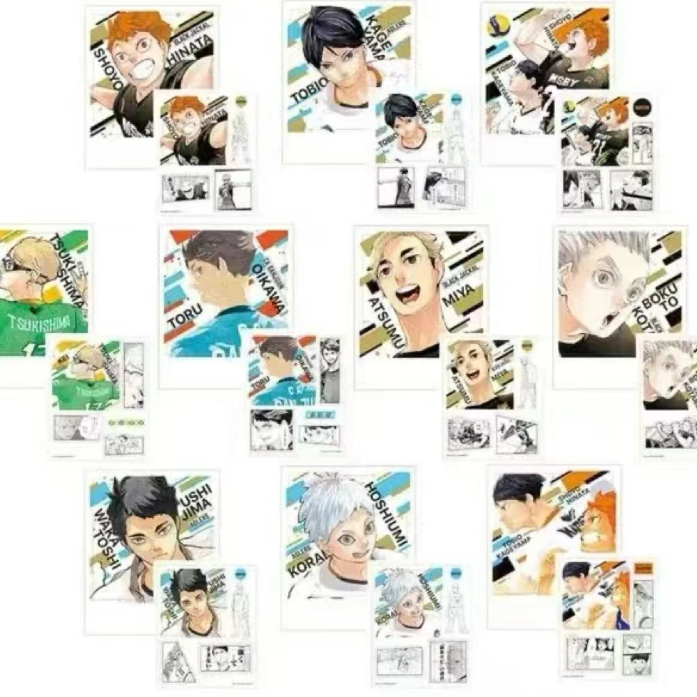 排球少年原画拍立得加贴纸第2弹 全10种 （代拆）