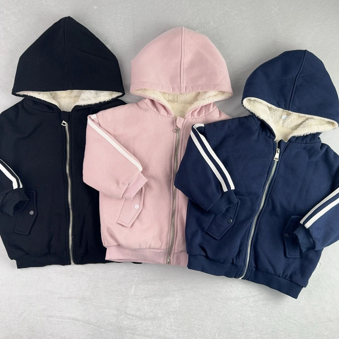 【咿呀家】加绒 带帽 厚外套 休闲 时尚