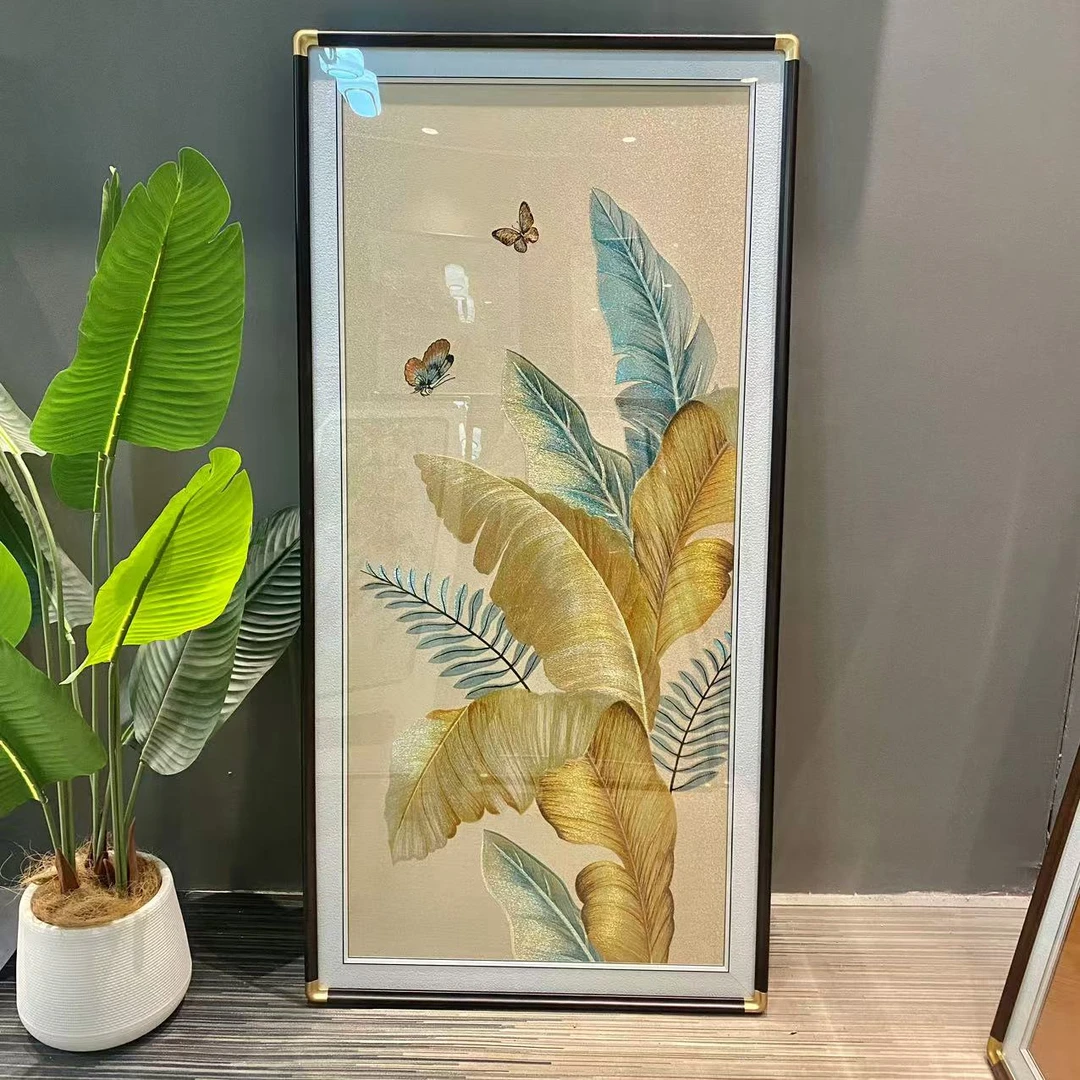 【家大业大】织锦绣成品挂画现代新中式玄关高端刺绣装饰画