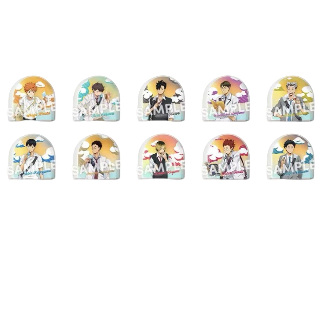 【排球下校摆件】排球少年放学半圆亚克力块摆件（盲盒代拆）