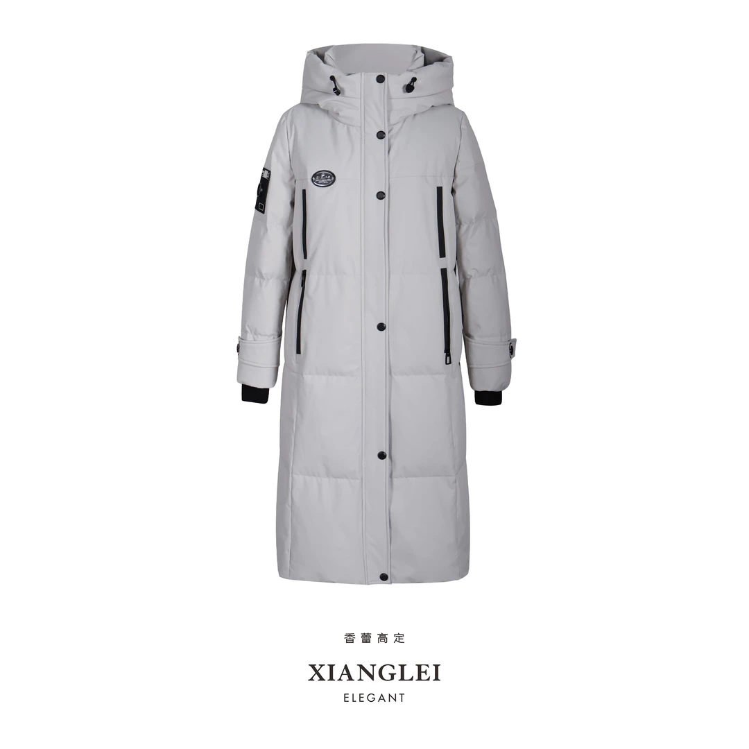 【格一专属】 男女同款运动户外羽绒服中长款保暖冬季外套 6055