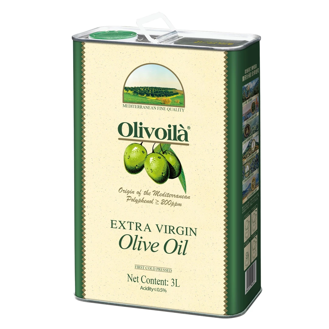 Olivoila/欧丽薇兰特级初榨橄榄油3L(铁罐)铁听装新鲜初榨健康