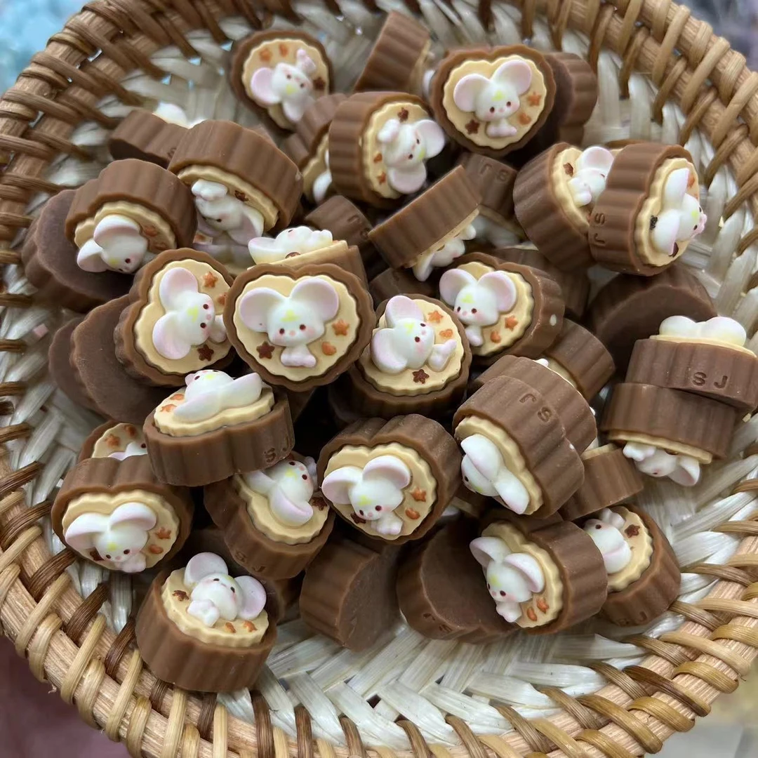 【师姐毒家定制】 心有所鼠(肤感巧克力色)树脂手工diy饰品配件