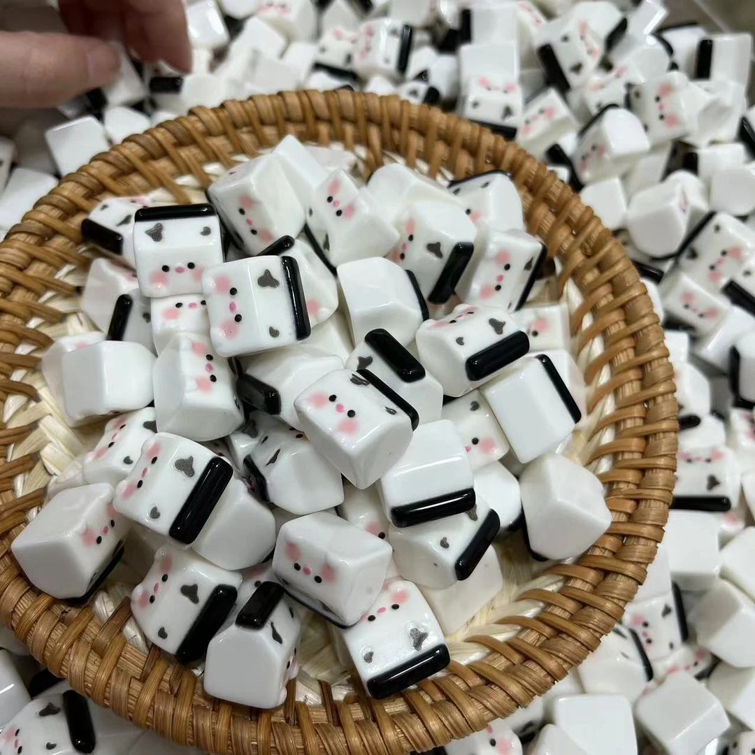 【师姐毒家定制】小熊牛奶盒（黑色）树脂创意手工diy饰品配件