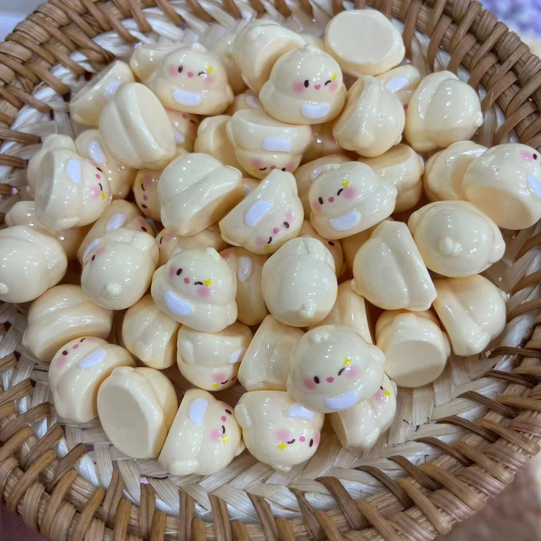 【师姐毒家定制】立体小啾啾（奶黄色）树脂手工diy饰品配件