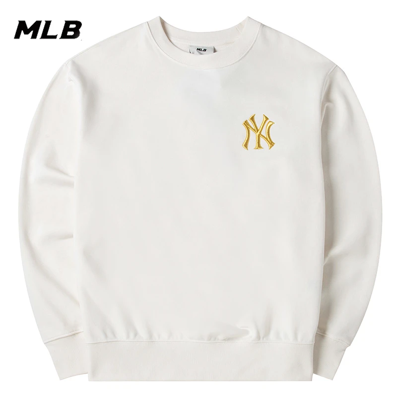 MLB卫衣情侣2025秋季新款潮流时尚休闲运动服圆领套头衫3AMTQ0141
