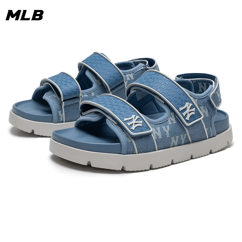 MLB凉鞋男鞋女鞋情侣鞋2024夏季新款透气休闲鞋时尚凉拖3ASDTPD43