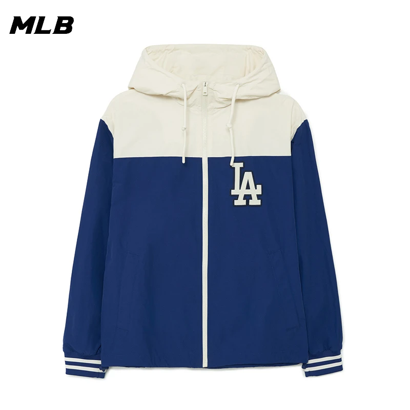 MLB夹克男女装新款情侣学院风连帽休闲跑步运动外套3AWJV0134