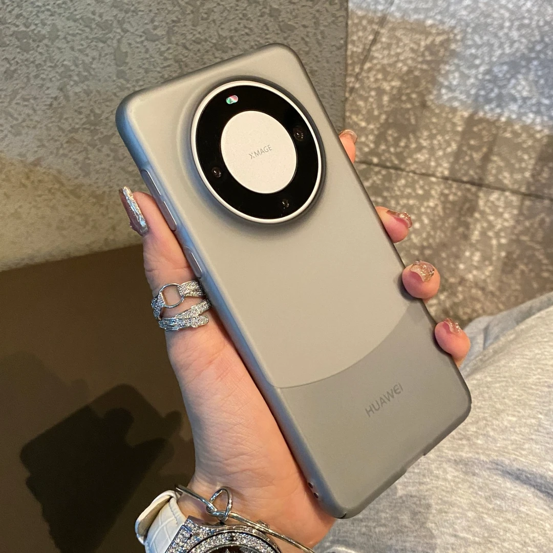 适用于华为Mate60Pro冰雾肤感手机壳Mate60Pro+磨砂裸机手感简约