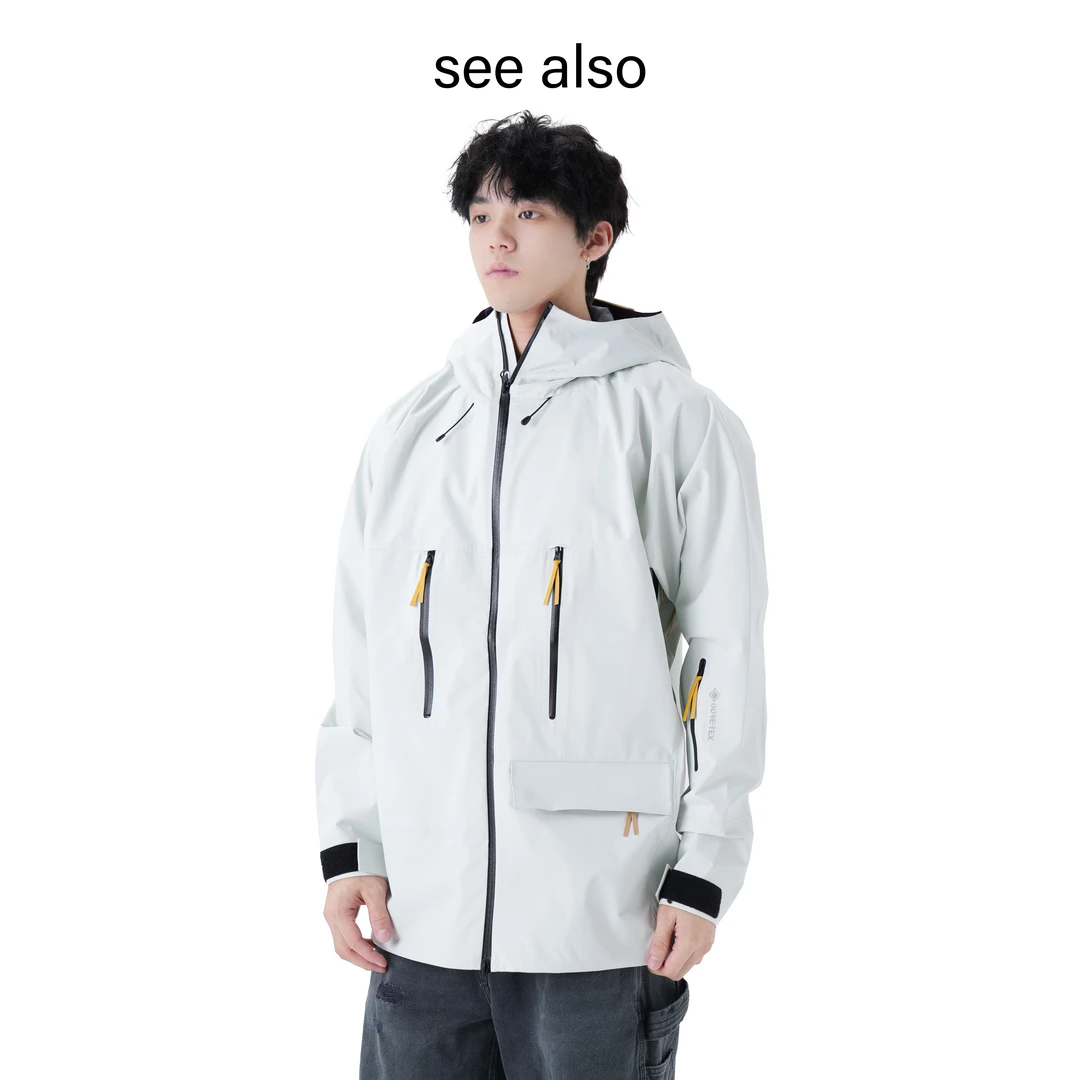 see also 户外冲锋衣连帽宽松休闲防风透气风衣男女款外套LD3695