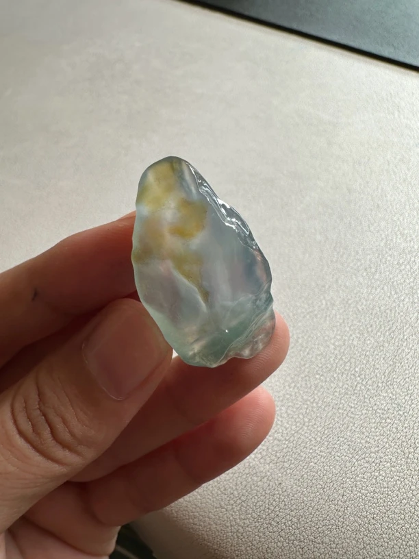 缅甸翡翠 天然A货 大马坎水石特色料。