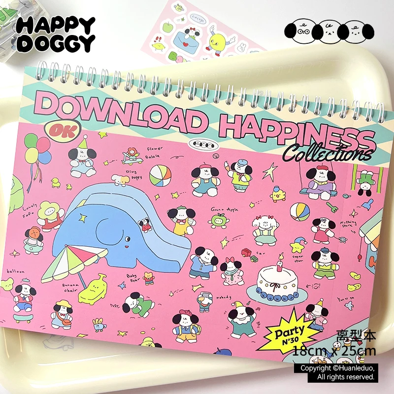 小狗欢乐多VOL-5原创手帐离型本集甜册游园会B5