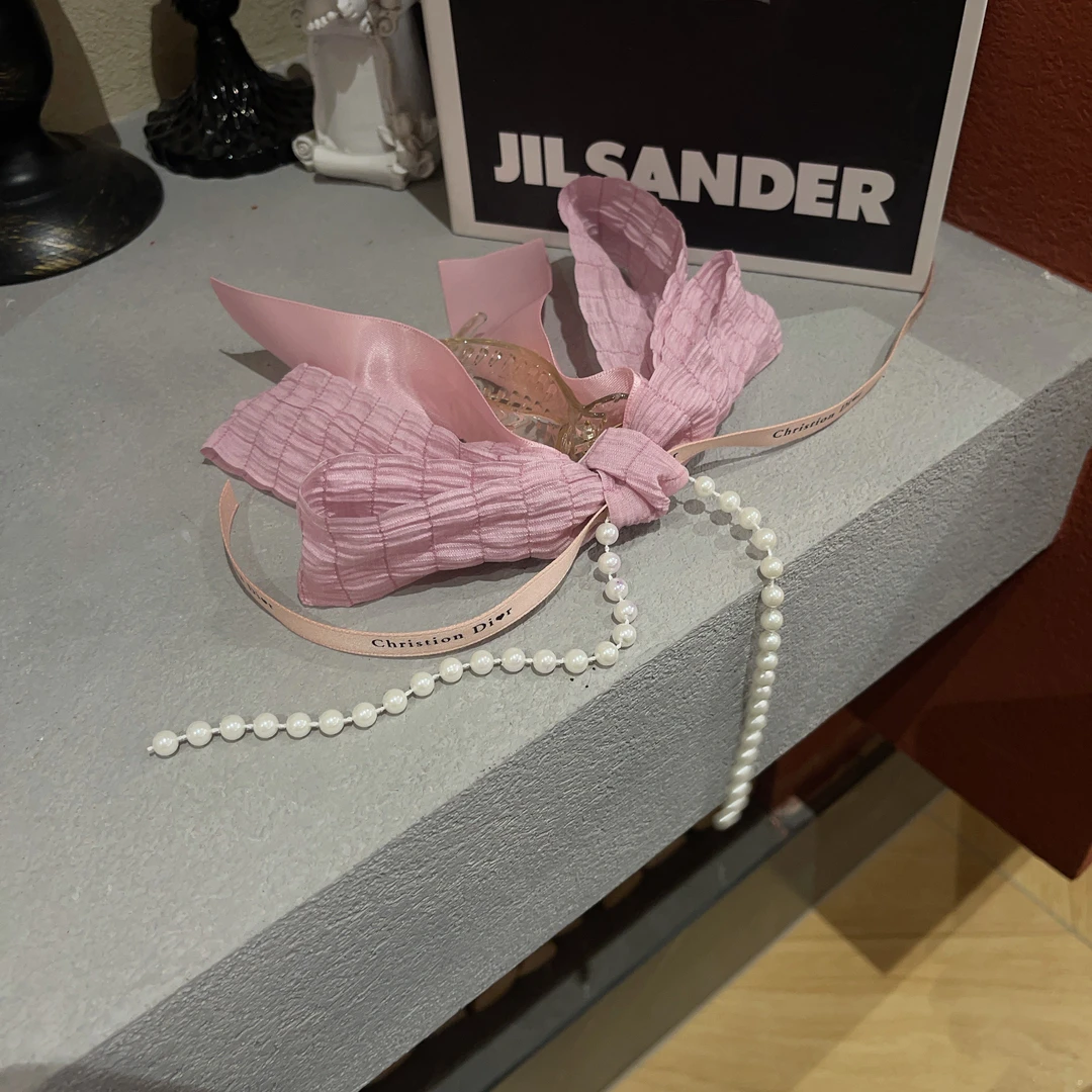 6256蝴蝶结飘带丸子抓