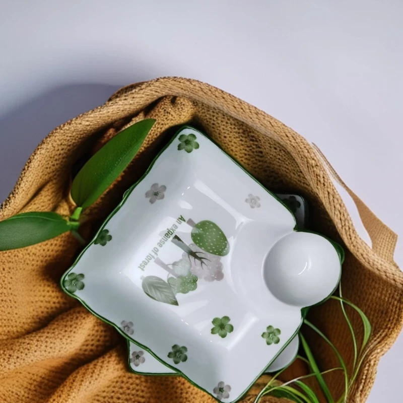 多样森林饺子盘2个