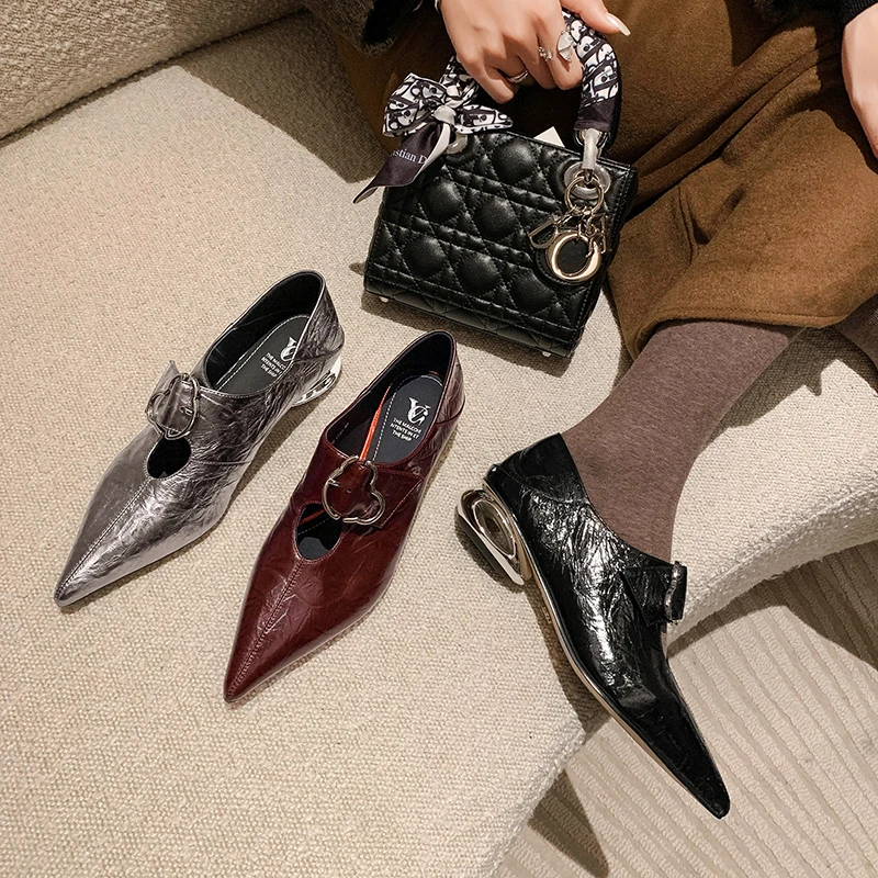 纤慕-3.5cm百搭单鞋 时尚洋气显腿长 舒适柔软不累脚 气质单鞋