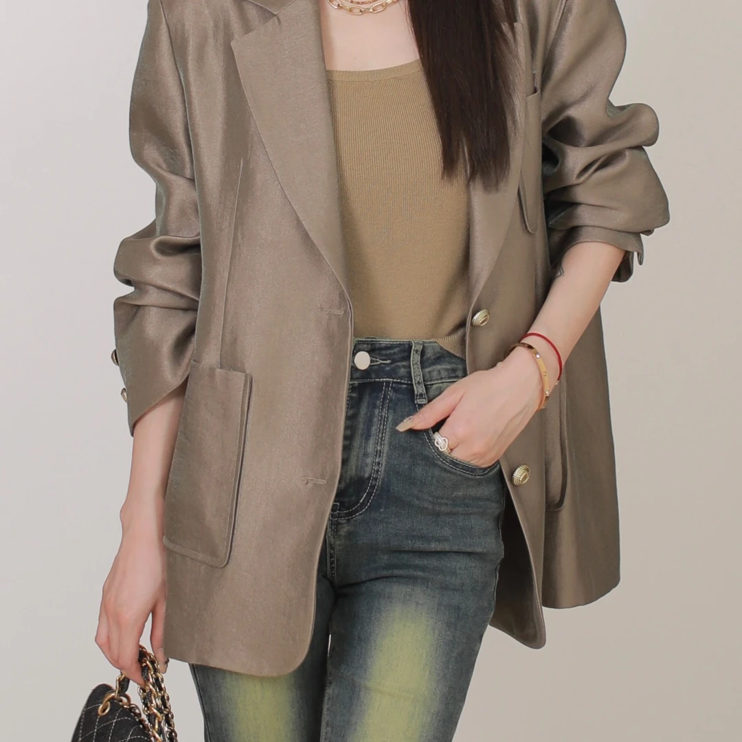 【果果家】经典方领好版型显瘦百搭针织背心