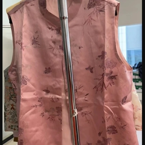 【果果家】新中式时尚新款提花汉服马甲女