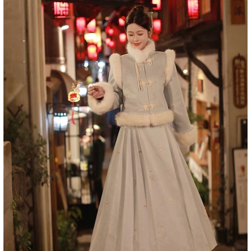 【晨曦专属】秋季高级感国风印花轻奢套装