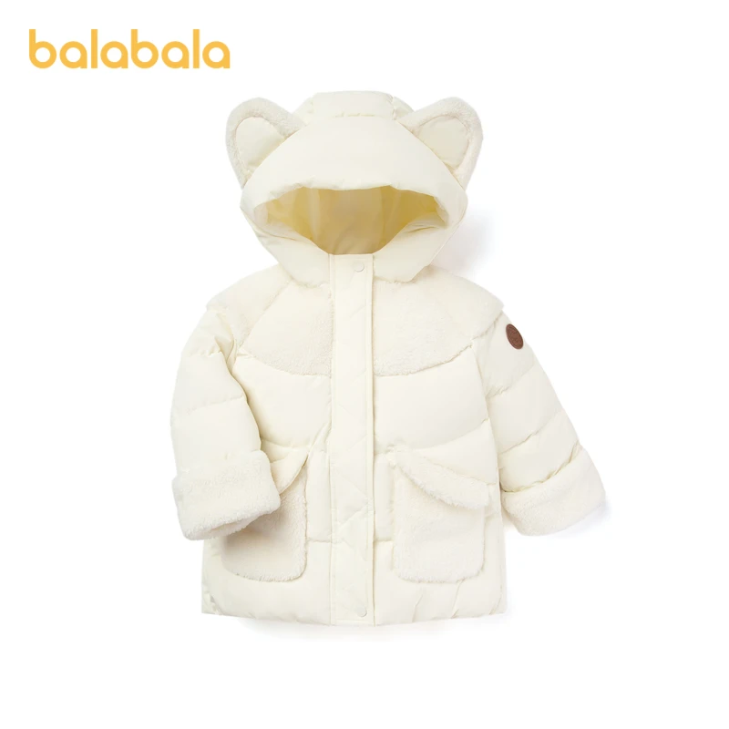 巴拉巴拉童装女小童羽绒服宝宝秋冬可爱外套休闲百搭201422107013