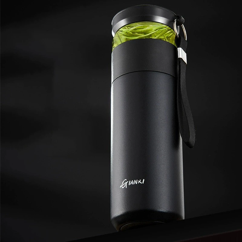 保温杯男士保温杯茶水分离内胆男士款泡茶杯316不锈钢水杯2023新