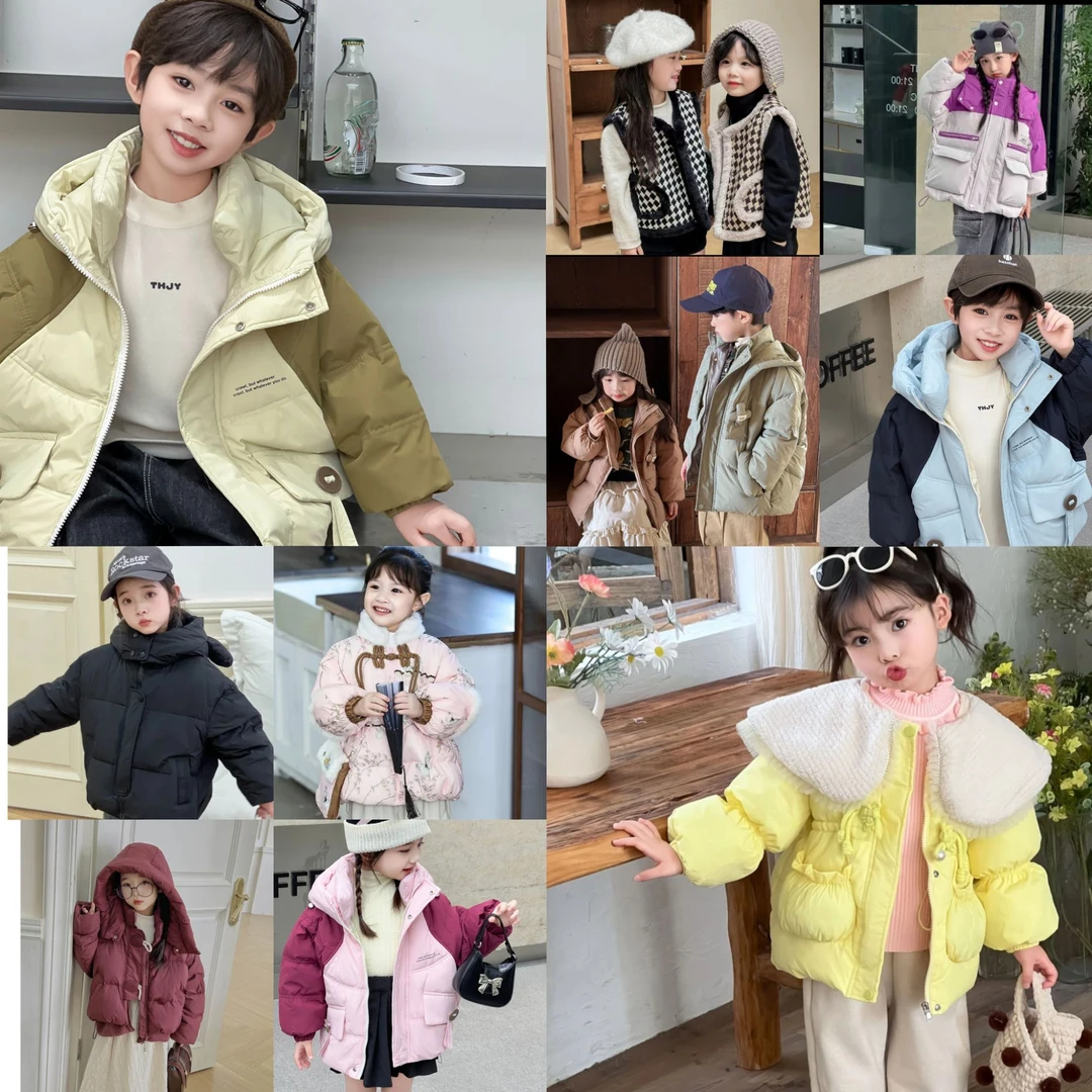 【找编码下单】儿童羽绒服