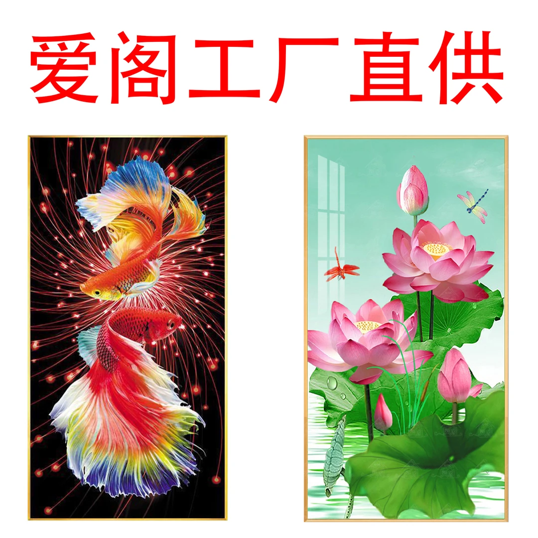 C爱阁-十字绣布精准印花排线包大格中格2024新款半成品刺绣热卖兔