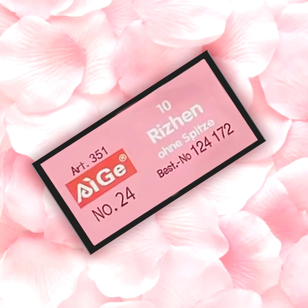 爱阁日针AiGe 24号绣花针手工十字绣两用工具10枚装家用手缝针Z