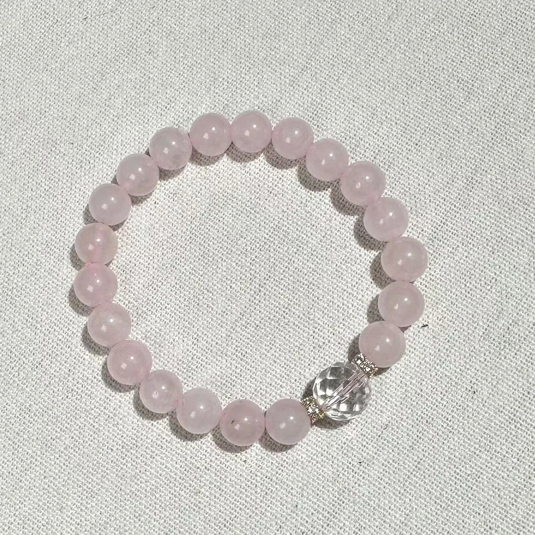 铜合金手链 原创手链水晶时尚女士手串多样性发货天然粉百搭女款