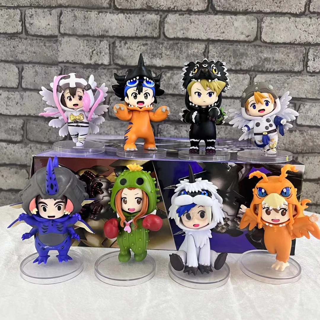 数码宝贝手办盲盒暴龙兽天使兽天女兽加布兽仙人掌兽潮玩摆件礼物