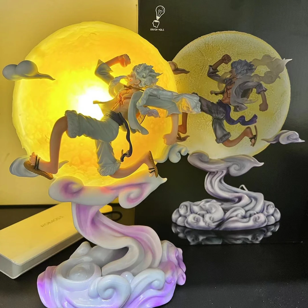 海贼王奔月路飞手办月亮路飞奔月尼卡男生摆件潮玩个性生日礼物