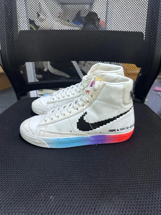 38码/blazer电玩像素板鞋/9新/无原盒