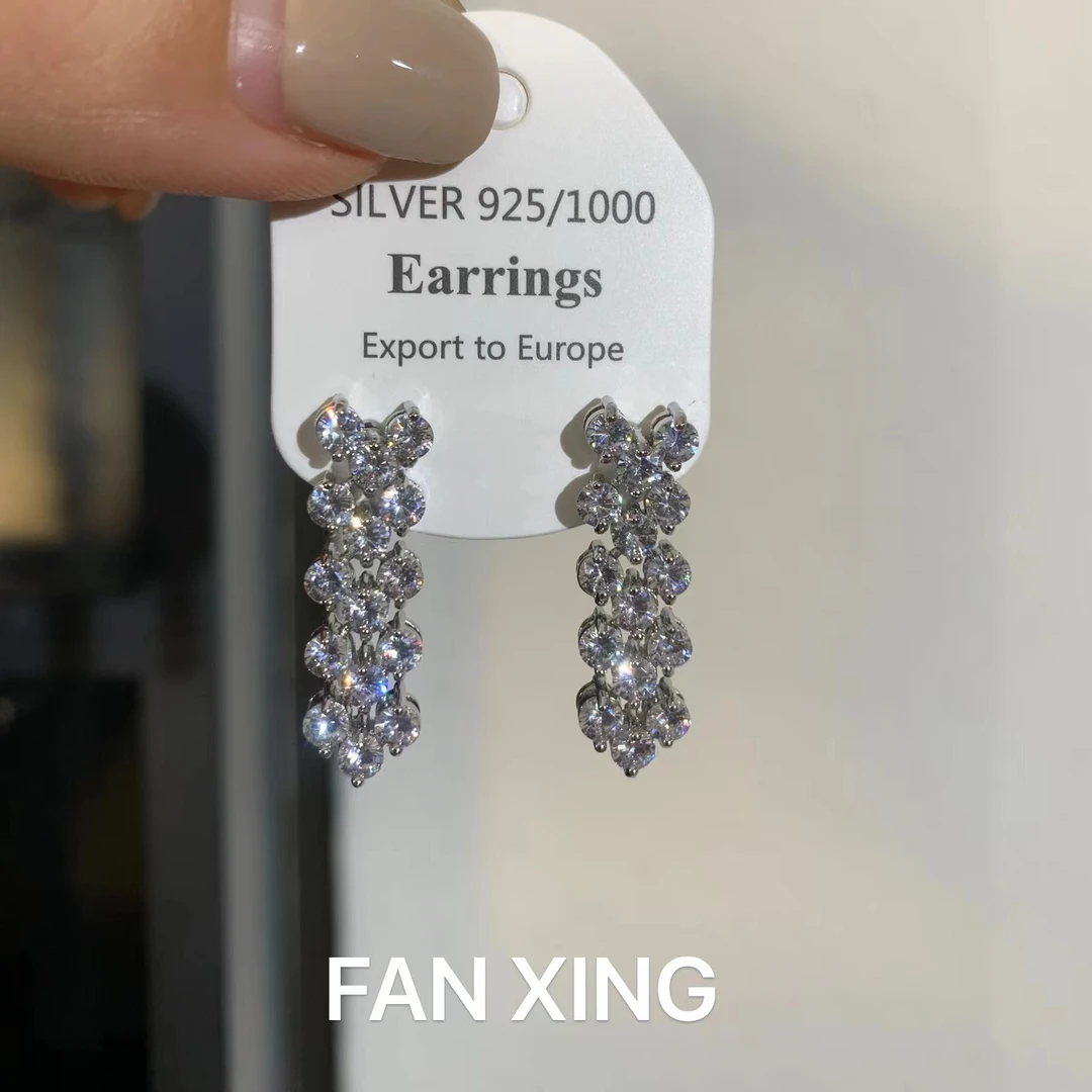 非金属仿水晶耳饰 2634原创设计耳环