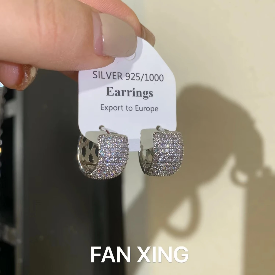 合金仿水晶耳饰 2644原创设计耳圈