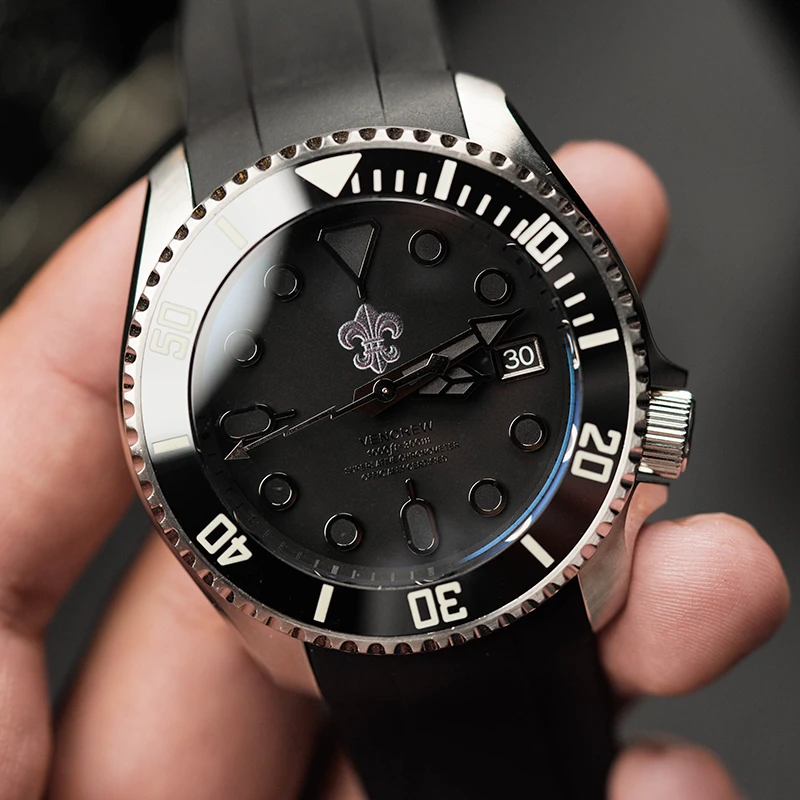 VENCREW韦恩船员 【 定制专属】 自动机械表男表夜光300米防水手表