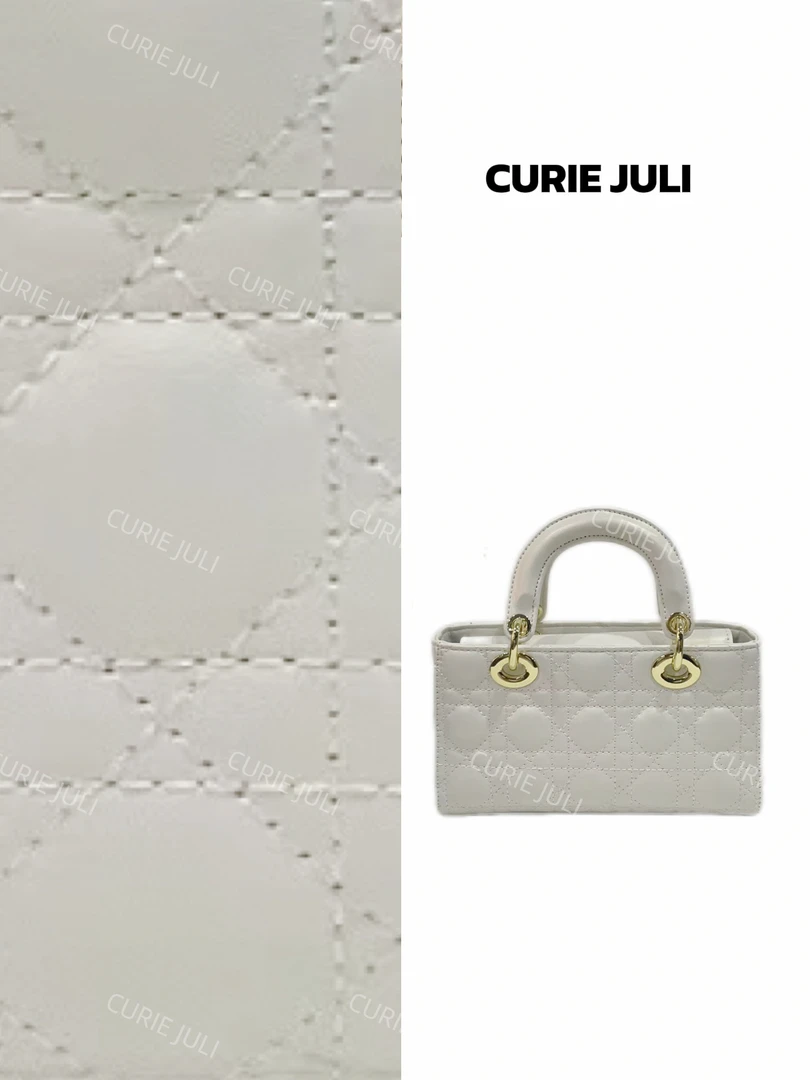 【范范】新款时尚休闲经典妃妃包白色横版四格